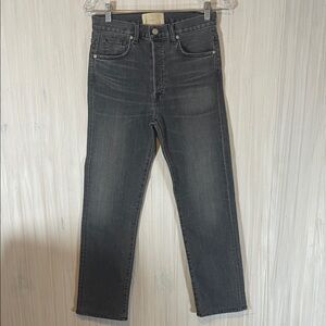 CQY BUTTON FLY STRAIGHT LEG JEANS 26